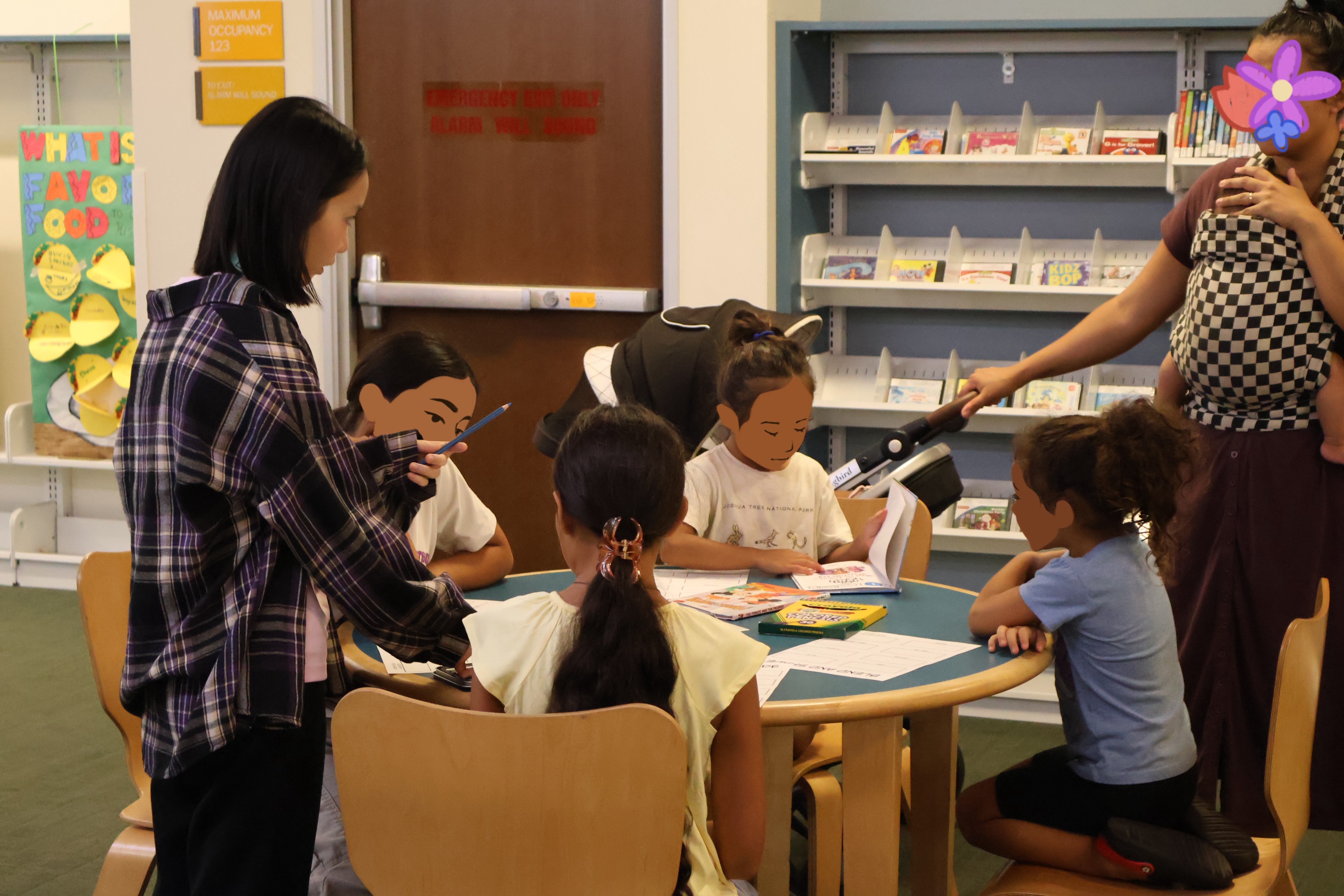 October 3 library art lesson
