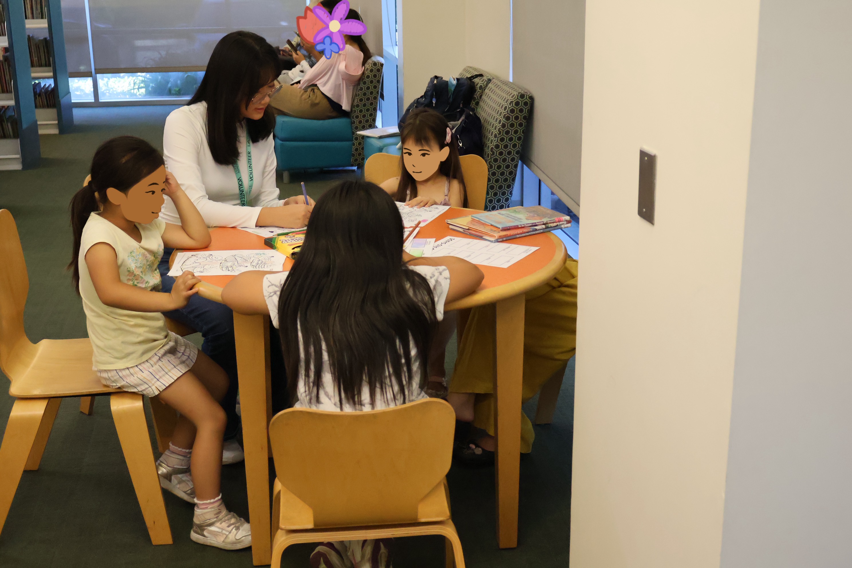 October 3 library art lesson