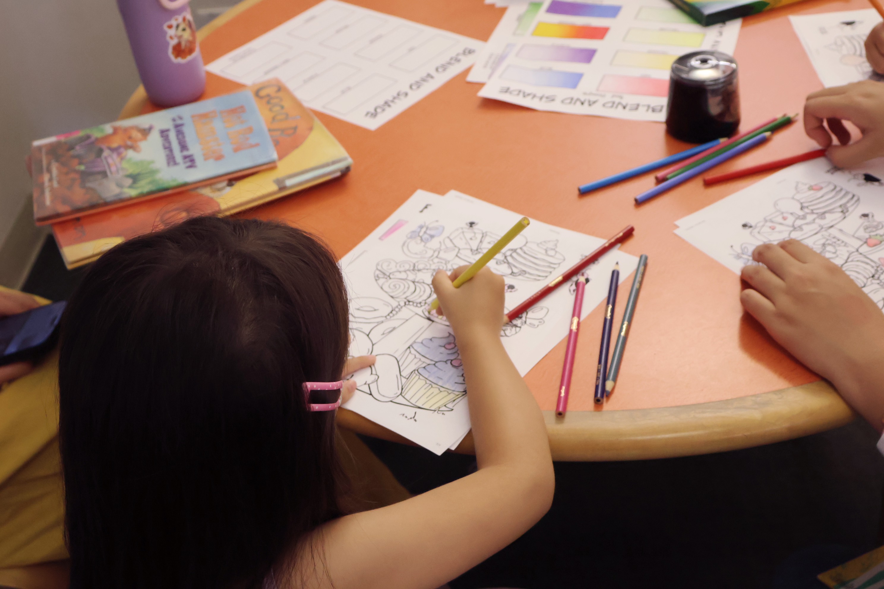 October 3 library art lesson